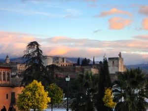 Sunsetting on the Alhambra