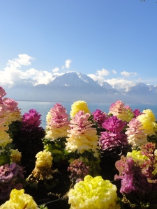 The Swiss Alps from Montreux
