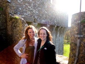 About to kiss the Blarney stone!
