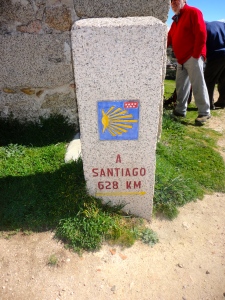 Camino de Santiago marker